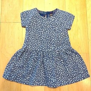 Tea Collection Chambray Flower Dress